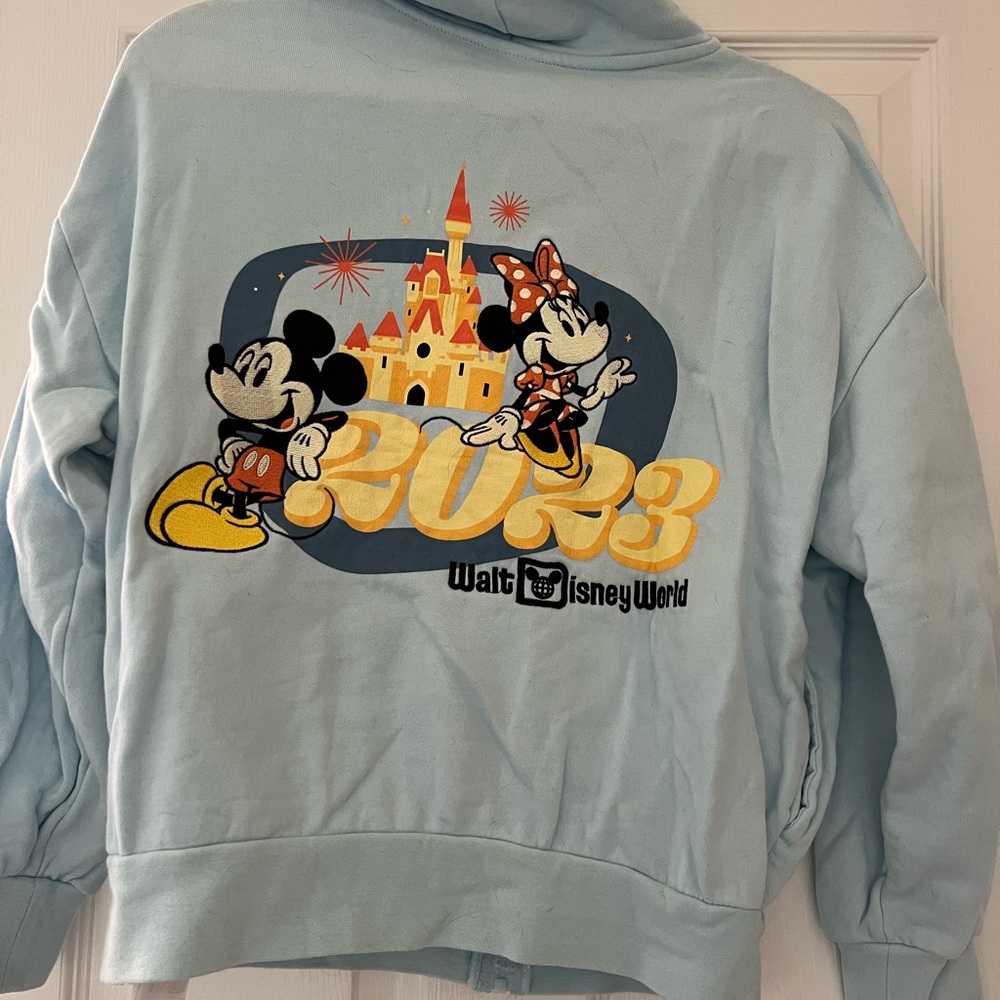Disney World 2023 Zip Up Sweater - Picture 2 of 2